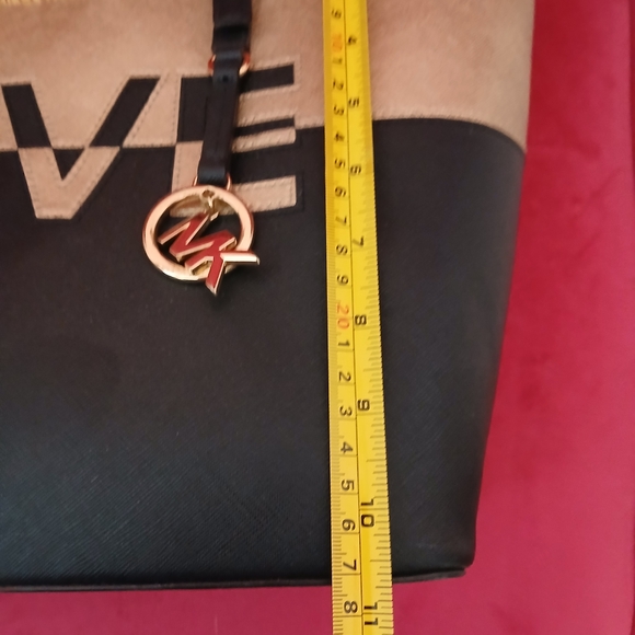 Michael Kors Black and Gold Love Tote - Picture 6 of 6